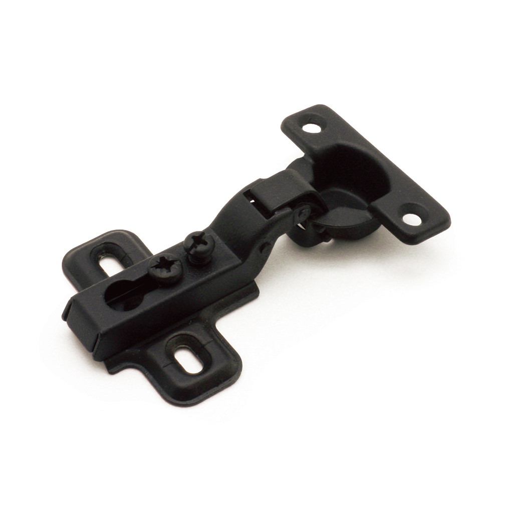 BISAGRA MINI CODO D26mm C/BASE BAYONETA NEGRO