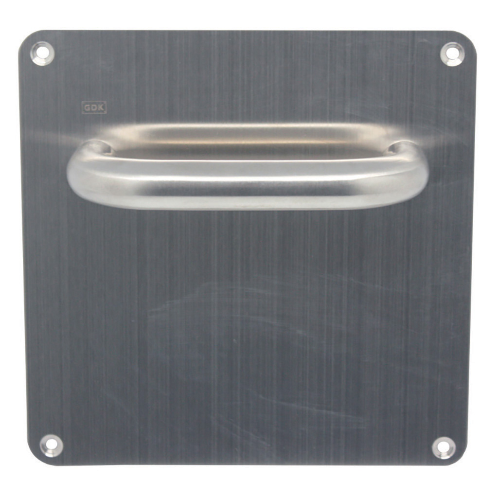 JUEGO MANILLON INOX PLACA CUADRADA 18*18 QDT004 SS