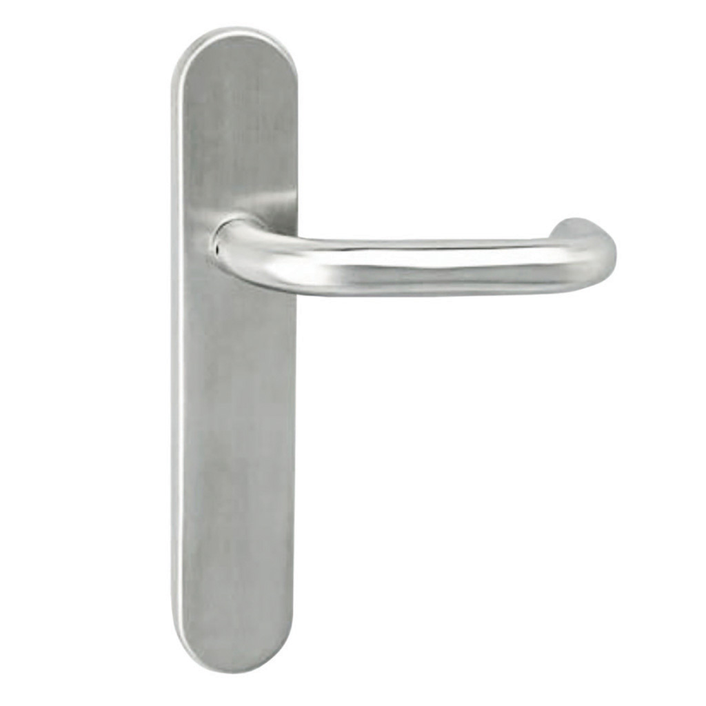 JGO MANIVELA U C/PLACA LARGA T/OCULTO INOX SS