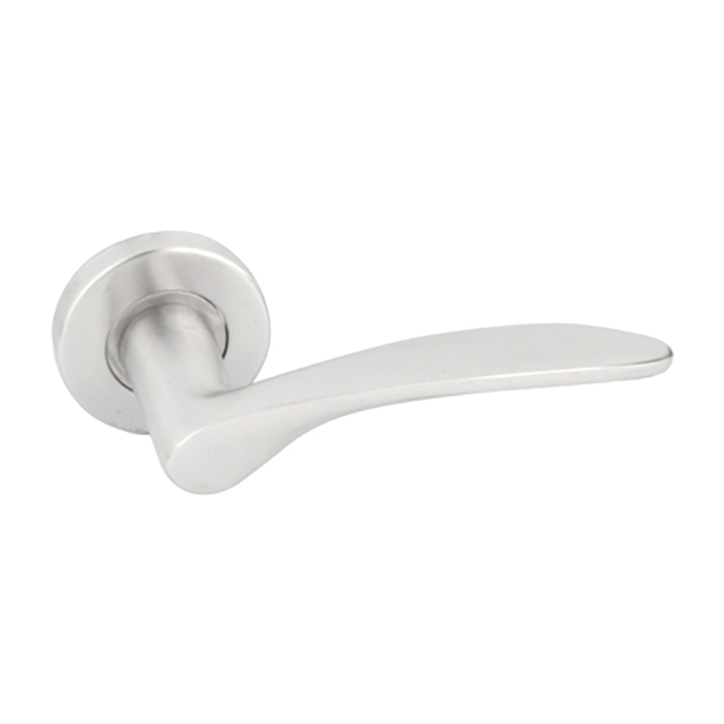 JUEGO ROSETA MANIVELA INOX MACIZO MOD. QDS007 SAT