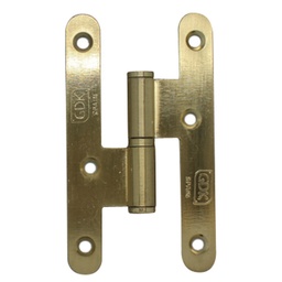 [H57*100 PI GP] BISAGRA CABEZA PLANA 57*100mm IZQUIERDA DORADA