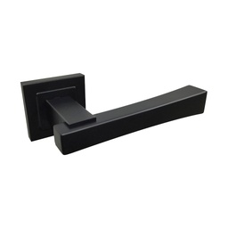 [QDC-31 NE] JGO. MANIVELA ROSETA CUADRADA INOX QDC31, NEGRO