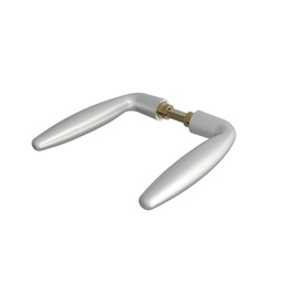 [QDS-016 SS] JGO MANETAS MACIZO 016 INOX SATINADO S/ROSETA