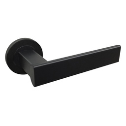 [QDS-32 NE] JGO. MANIVELA ROSETA REDONDA INOX QDS32, NEGRO