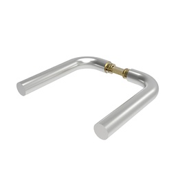 [QDT-012 PS] JGO MANETAS TUBULAR L INOX BRILLO S/ROSETA